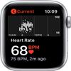 Apple Watch SE (2nd Gen) (GPS, 44mm) - Silver Aluminum Case with White Sport Band, S/M (Renewed) view 3