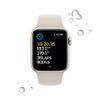 Apple Watch SE (2nd Gen) (GPS, 40mm) - Starlight Aluminum Case with Starlight Sport Band, M/L (Renewed) view 4