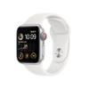 Apple Watch SE (2nd Gen) (GPS + Cellular, 40mm) - Silver Aluminum Case with White Sport Band, S/M (Renewed) view 1