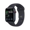 Apple Watch SE (2nd Gen) (GPS + Cellular, 44mm) - Midnight Aluminum Case with Midnight Sport Band, S/M (Renewed) view 1