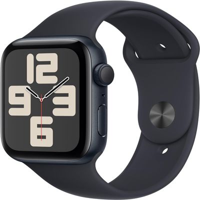 Apple Watch SE (2nd Gen) (GPS, 44mm) - Midnight Aluminum Case with Midnight Sport Band, M/L (Renewed)