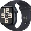 Apple Watch SE (2nd Gen) (GPS, 44mm) - Midnight Aluminum Case with Midnight Sport Band, M/L (Renewed) view 1