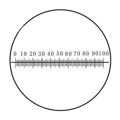 Microscope Accessories Kit 22mm Diameter Micrometer Scale Microscope Optical Eyepiece for Microscope Microscope Slides (Color : MS-1-C9)