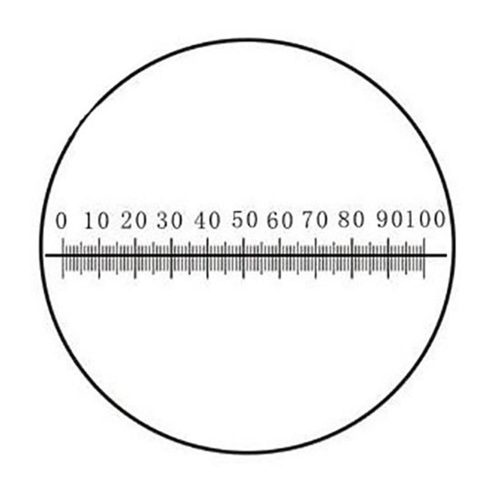 Microscope Accessories Kit 22mm Diameter Micrometer Scale Microscope Optical Eyepiece for Microscope Microscope Slides (Color : MS-1-C9)