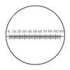 Microscope Accessories Kit 22mm Diameter Micrometer Scale Microscope Optical Eyepiece for Microscope Microscope Slides (Color : MS-1-C9) view 1