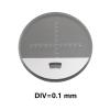 Microscope Accessories Kit 22mm Diameter Micrometer Scale Microscope Optical Eyepiece for Microscope Microscope Slides (Color : MS-1-C9) view 3