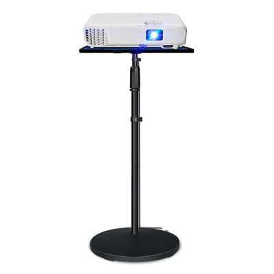 DYPASA Projector Mount Desktop Projector Stand Projector Mount Projector Floor Stand Holder Height Adjustable Projection Length 33 to 59 in/85 to 150 Cm Ceiling Mount with Tray