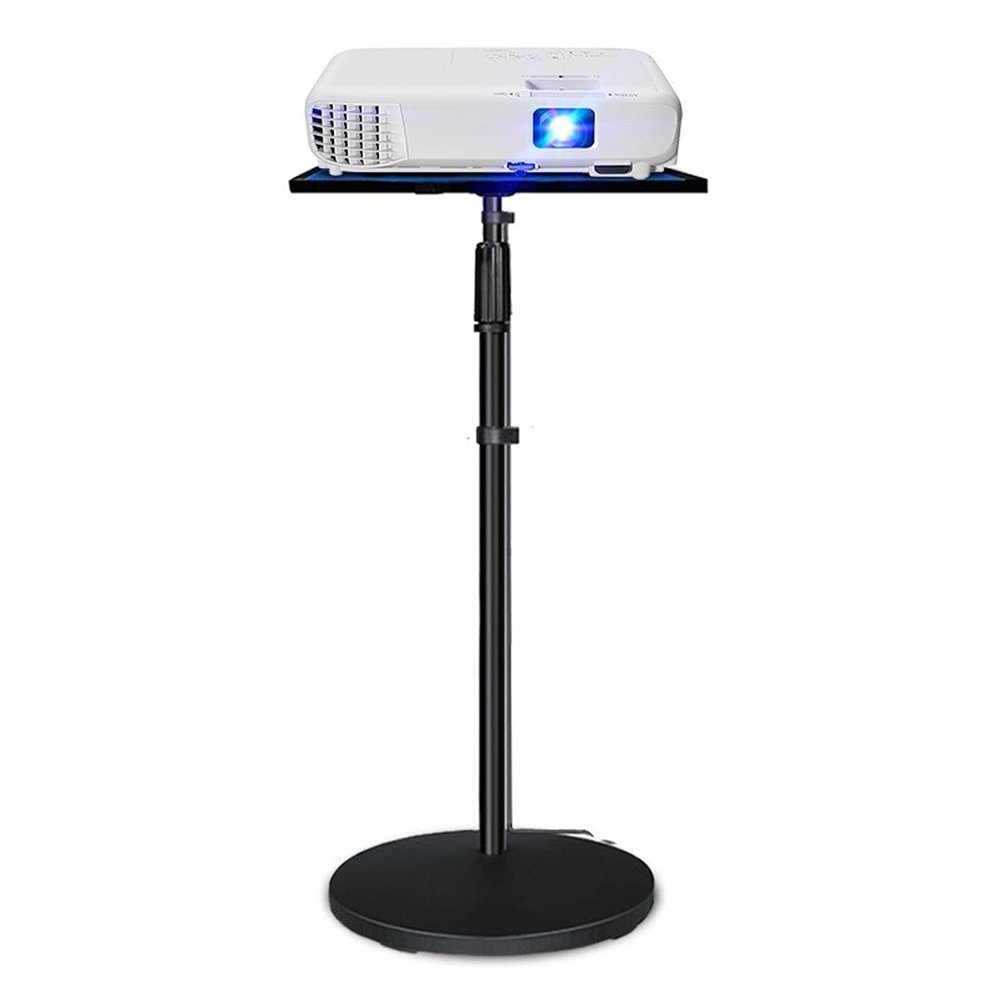 DYPASA Projector Mount Desktop Projector Stand Projector Mount Projector Floor Stand Holder Height Adjustable Projection Length 33 to 59 in/85 to 150 Cm Ceiling Mount with Tray