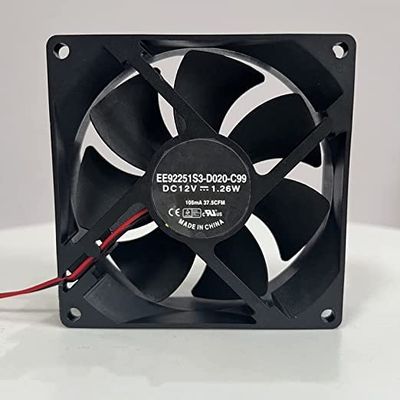 EE92251S3-D020-C99 12V 1.26W 9025 Cooling Fan 90X90X25mm