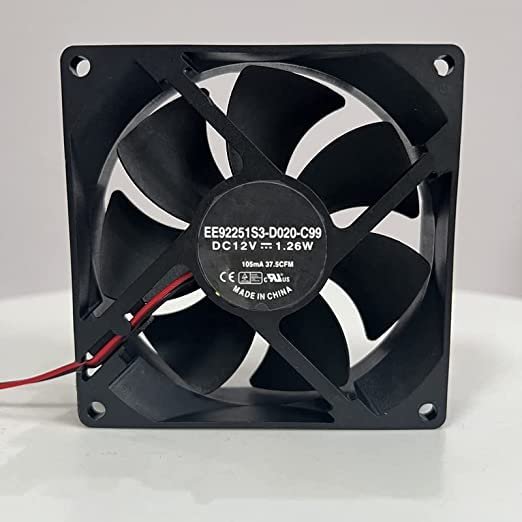 EE92251S3-D020-C99 12V 1.26W 9025 Cooling Fan 90X90X25mm