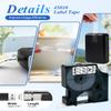 4-Packs Replacement for Dymo D1 Label Maker Refills Black on Clear 45010 S0720500, 1/2 Inch x 23 Ft Clear D1 Label Tape for DYMO LabelManager 280 160 210D 500TS 450DUO PnP Wireless view 4