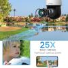 VALUCAM 4K PTZ PoE IP Highspeed Dome Outdoor Camera-25x Optical Zoom(5-125mm), PFA Auto Tracking, IVS-Face Detection, SMD4.0, 1/2.8'' Starvis Sensor-0.005lux Starlight Nightvision, Quick Pick, IP66 view 3