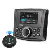 Bluetooth Radio - Waterproof Media Player with Wireless Remote - 4 x 45W Marine Stereo for Boat, Golf Cart, UTV, Spa - Advanced Head Unit Bluetooth - 25ft Range view 1