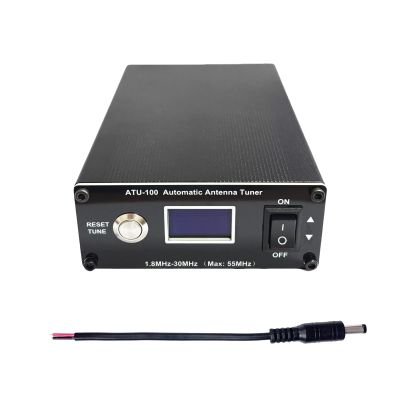GOOZEEZOO V3.2 ATU-100 EXT Automatic Antenna Tuner for Ham Radio  1.8-55MHz, Low SWR Tuner, Impedance Matching, Compact Design, Works with Amateur Radio Equipment, Ideal for POTA/SOTA/DX
