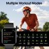 TYKOIT Smart Watch, Fitness Tracker with 45mm Touchcreen, Heart Rate Monitor, Blood Oxygen, Sleep Tracking Fitness Watch IP68 Waterproof Smartwatch for Women Men Compatible with Android iOS view 3