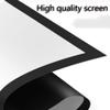 DIBAKO Home Manual Projection Screen, Wall Mounted Projector Screen 3D, Pull Down Movies Screen 60inch Projector Curtain for Schools & Cinema, with Auto Lock (Size : 16:9) view 4