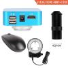 JUIYU Microscope Accessories Kit Video Microscope Camera 4K 38MP 1080P HDMI USB Digital Industrial 130/180X C Mount Lens Microscope Slides (Color : Set 4) view 2