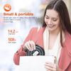 HOTT C105 Portable CD Player FM Transmitter Rechargeable Compact CD Player with Touch Buttons Backlit Display Black view 2