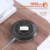 HOTT C105 Portable CD Player FM Transmitter Rechargeable Compact CD Player with Touch Buttons Backlit Display Black view 4