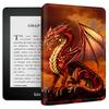 Case for 6" All-New Kindle 10th Generation 2019 Release, Slim PU Leather Kindle 10th Gen 2019 Case, Adjustable Stand with Auto Sleep/Wake Cover (Not fit Kindle Oasis or 2022), Fire Dragon
