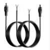 DUEYAGO RCA to Bare Wire Speaker Cable 2 Pack,Speaker Bare Wire Cables to RCA Plugs Adapter Repair Speaker Cord for Speakers Amplifier Audio Video AV Receivers- DIY, 2m line view 1