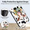 PU Leather Case for 6" Amazon Kindle 10th Gen (2019 Release), Magnetic Foldable Stand Cover with Auto Wake/Sleep, Slim Shock-Resistant Protective Case for Kindle 10th Gen 2019, Cute Cow view 3