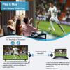 Wireless HDMI Transmitter and Receiver 4K 2 Sets, HDMI VGA Extender for PC, Laptop, Phone, Camera, Blu-ray, Netfix, PS5 to Monitor, Projector, HDTV view 4