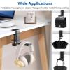 DAZLOR Weiyichuang Desk Headphone Hanger,Headphone Stand, Headphone Foldable Hanger Adjustable Headset Stand Clamp Mount Desk Hook view 3