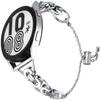 Bling Diamond Bracelet Compatible with Garmin Vivoactive 3,Forerunner 245/645 Music,Venu/Venu Sq 2,Metal Classy Bands Stainless Steel Wrist Bands Waterproof Strap for Garmin Venu Sq 2 Band for Women, view 1