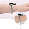 Bling Diamond Bracelet Compatible with Garmin Vivoactive 3,Forerunner 245/645 Music,Venu/Venu Sq 2,Metal Classy Bands Stainless Steel Wrist Bands Waterproof Strap for Garmin Venu Sq 2 Band for Women, view 4