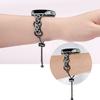 Bling Diamond Bracelet Compatible with Garmin Vivoactive 3,Forerunner 245/ 645 Music,Venu/Venu Sq 2,Metal Classy Bands Stainless Steel Wrist Bands Waterproof Strap for Garmin Venu Sq 2 Band for Women (Black) view 4