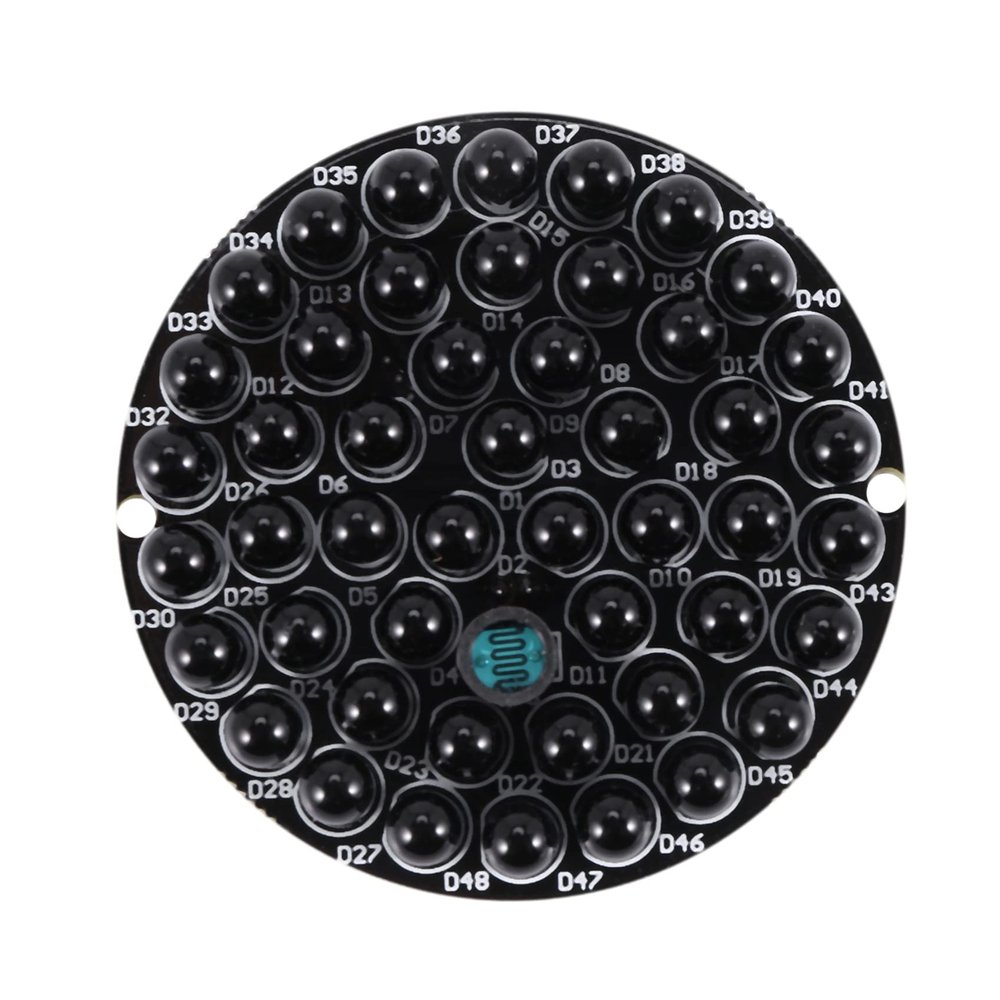 pizarra IR Infrared LED Board 940nm 48pcs IR at Night No Exposure Light Board for IR Illuminator CCTV Accessories