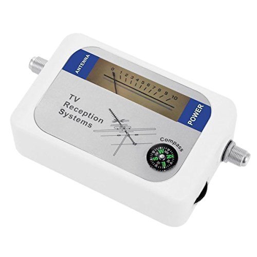 pizarra DVB-T Finder Digital Aerial Terrestrial TV Antenna Signal Strength Meter White