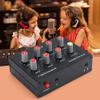 pizarra EQ-7 Car Audio Headset Amplifier 7-Band EQ Equalizer 2 Channel Audio Mixer Equalizer Digital Sound Equalizer view 2
