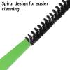 Sewer Drain Brush, Drain Clog Remover, 19.8inch Flexible Long Pipe Snake Hair Clogs Catcher Cleaner Tool for Toilet, Kitchen Sink, Sewer Drain, Bathroom Tub view 3