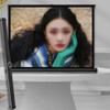 WEBUP Tabletop Screen Portable Projector Screen Mini Projection Screen Floor Mobile Screen for Travel Presentations Meeting Camping, 20/30/40/50inch (Size : 20"-16:9) view 3