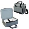 doksmeria Projector Carrying Case, Projector Bag with Accessories Storage Pockets & Adjustable Shoulder Straps, Portable Carrying Bag Compatible with Epson BenQ ViewSonic and Most Mini Projectors view 1