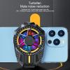SL01 Mobile Phone Cooler, 125g Cellphone Radiator with SemiConductor Cooling Chip, Radiator Cooling Fan for Mobile Gaming, Video Streaming, Car Driving, Black view 3