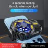 SL01 Mobile Phone Cooler, 125g Cellphone Radiator with SemiConductor Cooling Chip, Radiator Cooling Fan for Mobile Gaming, Video Streaming, Car Driving, Black view 4