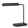 Cal Lighting BO-3133TB-GR Delray 12W Intergrated Led Metal Desk Lamp with Wireless Charging Port view 1