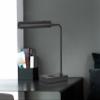 Cal Lighting BO-3133TB-GR Delray 12W Intergrated Led Metal Desk Lamp with Wireless Charging Port view 4