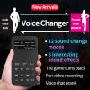 Handheld Voice Changer, Portable Voice Disguiser with 7 Voice Changes, 8 Sound Effects, 3.5mm Handheld Sound Card for Calling, Online Games, Live Streaming view 2