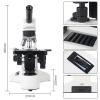 2500X Biological Microscope Monocular Microscope Professional Teaching Experiment Optical Microscope with LED Light Illumination view 3