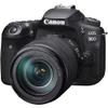 Canon EOS 90D DSLR Camera with 18-135mm Lens with Padded Case, Memory Card, and More - Starter Bundle Set -(International Model) (Renewed) view 2