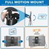 Mount-It! Motorized Fireplace TV Wall Mount, Electric TV Mount with Height Adjustable Drop Down Arms for Mantel Installation, Fits 65, 70, 75, 80 Inch Screens view 3