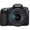Canon EOS 90D DSLR Camera with 18-135mm Lens, Canon EF-S 10-18mm f/4.5-5.6 is STM Lens, Soft Padded Case, Memory Card, + More (International Model) (Renewed) view 4