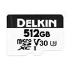 Delkin Devices Hyperspeed 512GB Micro SD Card with Adapter  100MB/s Read, UHS-I (U3, V30), 4K & Full HD for Smartphones, Tablets, GoPro, and Dash Cam view 1