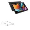 BoxWave Stand and Mount Compatible with LVILLE Android 12 Tablet LVE10051 (10.1 in) - Pocket Aluminum Stand 3-in-1, Portable Multi Angle Viewing Riser - Metallic Silver view 1