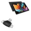 BoxWave Smart Gadget Compatible with LVILLE Android 12 Tablet LVE10051 (10.1 in) - AllReader SD Card Reader, microSD Card Reader SD Compact USB - Jet Black view 1