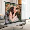 DIBAKO Table Top Projector Curtain Pull Up Projection Screen Mobile Tabletop Projector Screen Portable Movie Screen for Travel Camping Home Cinema 20 30 36 40 46 50inch (Size : 20" 16:9) view 2